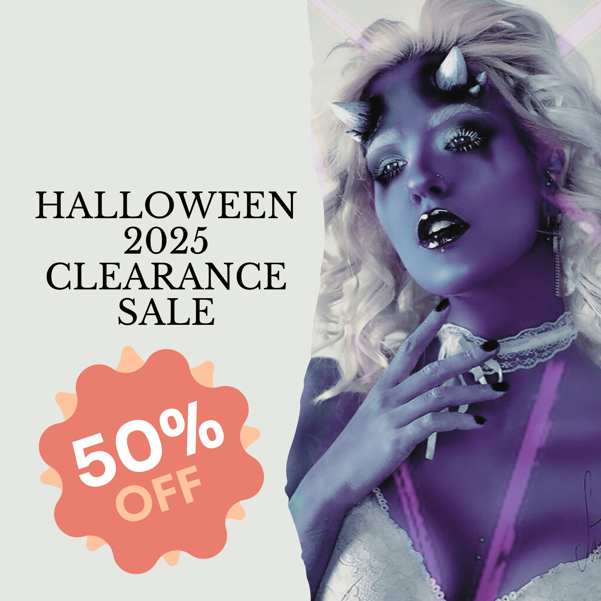 Halloween 2025 Stock Clearance (ALMOND) - Meduusat Studio