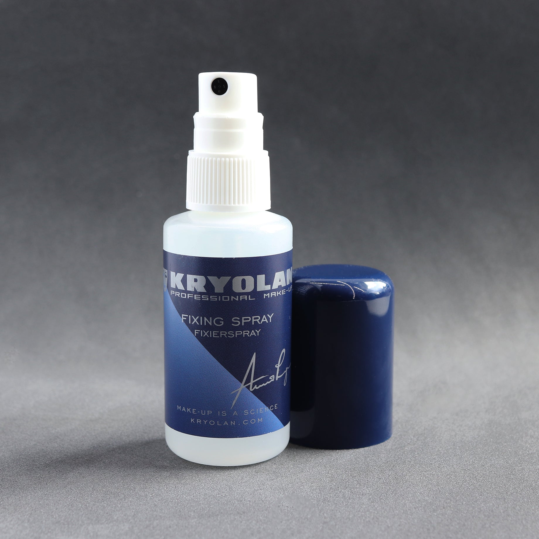 Bottle of Kryolan Fixing Spray (non-aerosol)