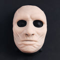 Ghoul Mask - Silicone makeup prosthetic in vanilla shade on a black surface