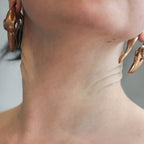 Manta Gills (Pair) on a neck