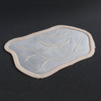 Superficial Cranial Veins - Silicone makeup prosthetic in vanilla shade on a black surface