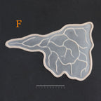 Superficial Cranial Veins F - Silicone makeup prosthetic in vanilla shade on a black surface with a ruler