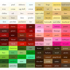 Selection of custom colours